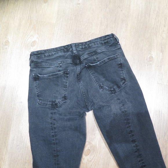 Zara Black Skinny Double Seamed Jeans Size 4 - Picture 9 of 14